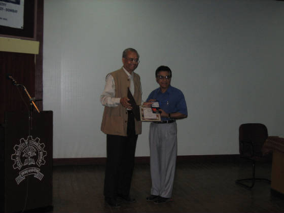 Receiving CRSI Silver Medal